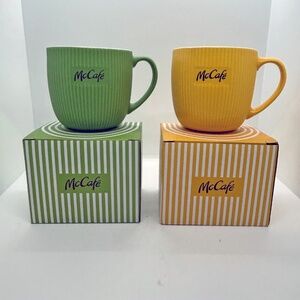McDonalds Mc Café Mugs, Brand New in Box. Were available ONLY in Austria